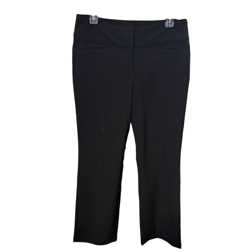 ELLE Black Trouser Pants Women's Dress Career Work Casual